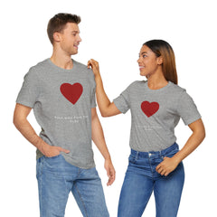 Heartfelt Vibe Tee: Your Vibe Attracts Your Tribe - Unisex Short Sleeve Shirt, Gift for Friends, Casual Wear, Positive Energy Top