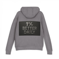 Inspirational Unisex French Terry Hoodie - Never Give Up, Motivational Sweatshirt for Everyday Wear, Gift for Friends, Cozy Casual Style