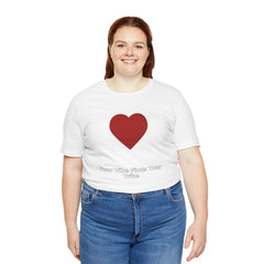 Heartfelt Vibe Tee: Your Vibe Attracts Your Tribe - Unisex Short Sleeve Shirt, Gift for Friends, Casual Wear, Positive Energy Top