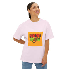 Retro Graphic Oversized Tee for Casual Style, MODO BEAST Mode T-Shirt, Fun Streetwear, Gift for Teens and Young Adults, Summer Essential