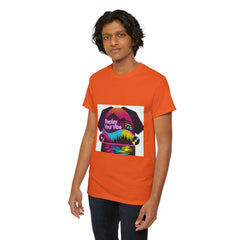 Retro Vibe Unisex Heavy Cotton Tee - Casual Style Shirt, Perfect for Summer Festivals, Graphic T-Shirt, Gift for Music Lovers, Comfort Wear