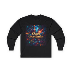 Unisex Long Sleeve Tee - Chaos Coordinator, Fun Graphic Tee, Gift for Organizers, Casual Wear, Unique Gift Idea, Holiday Apparel