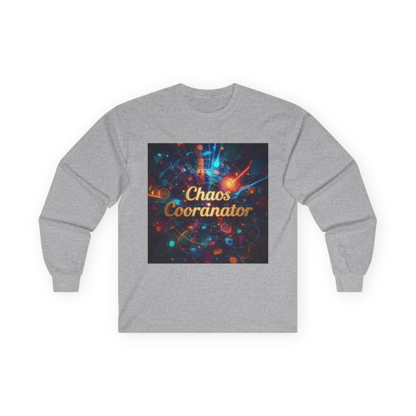 Unisex Long Sleeve Tee - Chaos Coordinator, Fun Graphic Tee, Gift for Organizers, Casual Wear, Unique Gift Idea, Holiday Apparel